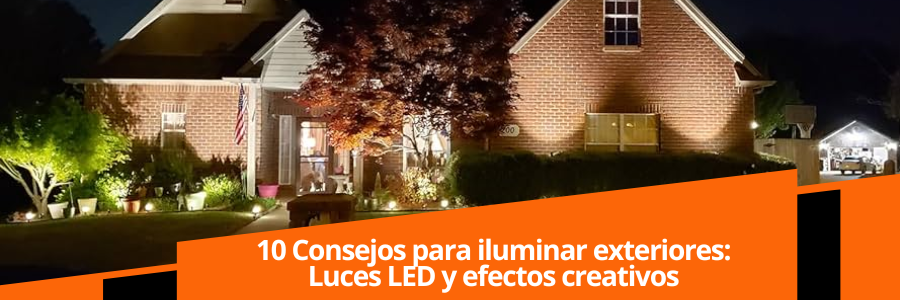 Consejos para iluminar exteriores